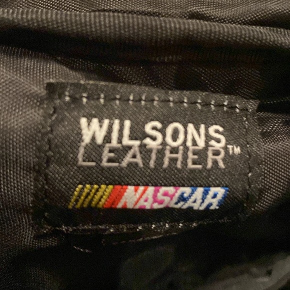 Wilsons Leather Dale Earnhardt Jr waist bag Fanny pack NASCAR adjustable strap - Picture 6 of 9